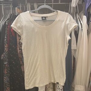 Adidas Women's Cream T-Shirt